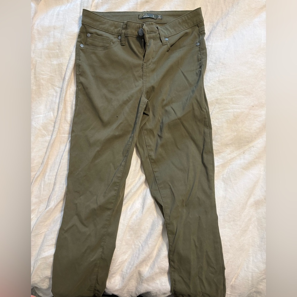 Prana Earthy Green Casual Pants